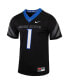 Фото #3 товара Men's Number 1 Black Boise State Broncos Untouchable Football Jersey