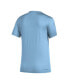 ფოტო #4 პროდუქტის Women's Light Blue Sporting Kansas City AEROREADY Club Icon T-shirt