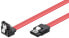 Wentronic HDD S-ATA Cable 1.5 GBit/s/3 GBit/s 90° Clip - 0.5 m - 0.5 m - SATA II - SATA 7-pin - SATA 7-pin - Male/Male - Red