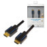 Фото #1 товара LogiLink CHB005 - 3 m - HDMI Type A (Standard) - HDMI Type A (Standard) - 3840 x 2160 pixels - 18 Gbit/s - Black