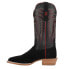 Фото #6 товара R. Watson Boots Black Rough Out Wide Square Toe Cowboy Mens Black Casual Boots