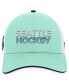 ფოტო #2 პროდუქტის Men's Light Blue Seattle Kraken Authentic Pro Rink Trucker Adjustable Hat
