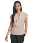 Фото #1 товара Women's Short-Sleeve V-Neck Top