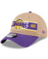 Men's Tan/Purple Los Angeles Lakers 2024 NBA Draft 9TWENTY Adjustable Hat