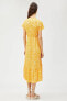 Фото #4 товара Kadın Sarı Desenli Elbise