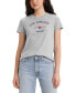 ფოტო #1 პროდუქტის Women's Perfect Graphic Logo Cotton T-shirt