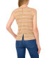 ფოტო #2 პროდუქტის Women's Double Stripe Linen Tank Top