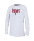 ფოტო #3 პროდუქტის Big Boys White Oklahoma Sooners 2024 On-Court Bench Energy T-shirt