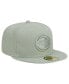 ფოტო #6 პროდუქტის Men's Light Green Detroit Pistons Sage Color Pack 59FIFTY Fitted Hat