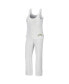 ფოტო #1 პროდუქტის Women's Cream Los Angeles Chargers Cozy Scoop Neck Tank Top Pants Sleep Set