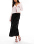 Фото #4 товара ASOS DESIGN maxi skirt with deep frill hem in black