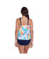 ფოტო #3 პროდუქტის Women's ShapeSolver Criss Cross Neck Tankini Swimsuit Top