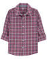 Фото #1 товара Kid Plaid Button-Front Shirt 4