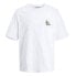 ფოტო #1 პროდუქტის JACK & JONES Bradley Silver short sleeve T-shirt