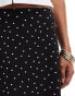 Фото #5 товара Pimkie mini skirt in black polka dot