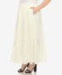 ფოტო #9 პროდუქტის Plus Size Pleated Tiered Maxi Skirt