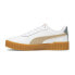 Фото #3 товара Puma Carina 2.0 Corduroy Lace Up Womens White Sneakers Casual Shoes 39563101