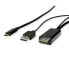 Фото #1 товара ROLINE 11045956, 2 m, USB Type-C, HDMI + USB, Male, Male, Straight