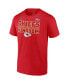 Фото #3 товара Men's Red Kansas City Chiefs 2022 AFC Champions Within Bounds T-shirt