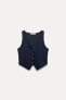 PLAIN KNIT SHORT VEST