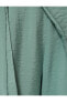 Фото #17 товара Брюки широкие с высокой посадкой, с деталями на поясе и карманами Koton