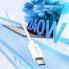 Фото #6 товара Kabel przewód USB-C - USB-C 240W PD 8K 60Hz 40Gb/s 1m biały