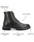 ფოტო #8 პროდუქტის Men's Denver Tru Comfort Foam Plain Toe Lace-Up Ankle Boots