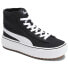 Фото #2 товара Puma Kaia Mid Cv Platform Womens Black Sneakers Casual Shoes 38440902