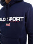 Фото #7 товара Polo Ralph Lauren Sport Capsule hoodie in navy