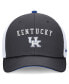 ფოტო #3 პროდუქტის Men's Charcoal Kentucky Wildcats Letter Logo Trucker Adjustable Hat