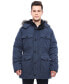 Фото #1 товара Men's Parka Jacket with Detachable Trim