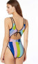 The Bikini Lab 243040 Womens High Leg Cut Out One Piece Swimsuit Multi Size M