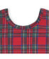 ფოტო #4 პროდუქტის Baby Girls Baby Holiday Plaid About You Long Sleeve Dress