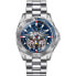 Фото #1 товара Invicta 44686 Aviator Automatic Multifunction Blue & Silver Men Dial Watch