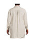 ფოტო #3 პროდუქტის Plus Size Linen Roll Sleeve Over d Relaxed Tunic Top