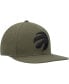 Men's Olive Toronto Raptors Ballpark Camo Captain Snapback Hat