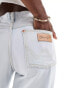 Wrangler wide leg fit jeans in light bleach blue