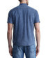 Фото #3 товара Men's Somba Short-Sleeve Denim Shirt