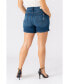 ფოტო #3 პროდუქტის Plus Size Side Vent Shorts