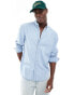 Фото #1 товара Levi's authentic tonal logo button down denim shirt in light blue