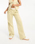 Фото #4 товара Pull&Bear – Elegante Hose in Beige mit Boxershorts-Bund, Kombiteil