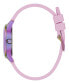 ფოტო #2 პროდუქტის Women's Analog Pink Silicone Watch 34mm