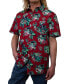 Фото #1 товара Men's This is the Bouquet Short Sleeves Woven Shirt