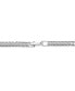 ფოტო #3 პროდუქტის Sterling Silver Shimmering Clear Cubic Zirconia Tennis Bracelet