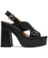 Фото #2 товара Women's Wentz Crossband Platform Dress Sandals