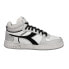 Фото #2 товара Diadora Magic Basket Demi Cut Icona High Top Mens Grey, White Sneakers Casual S
