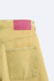 Фото #7 товара Крашеные джинсовые шорты ZARA