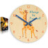 Wanduhr Giraffe