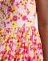 Maya floral tutti fruit midi dress in pink