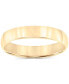 Фото #2 товара Кольцо Macy's 14k Gold 4mm Wedding Band